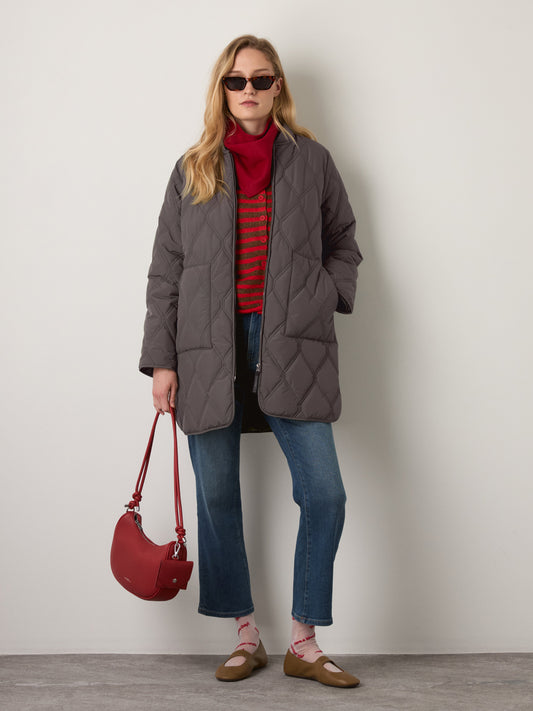 MONK & LOU - Jimmi Long Bomber Jacket - 