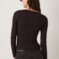 MONK & LOU - Nessa Boatneck Long Sleeve T-Shirt - 