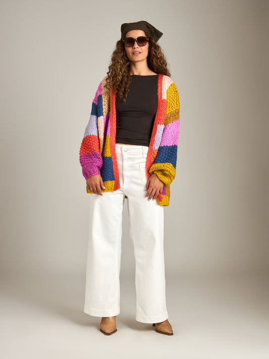 Electric Feels Handknit Cardigan