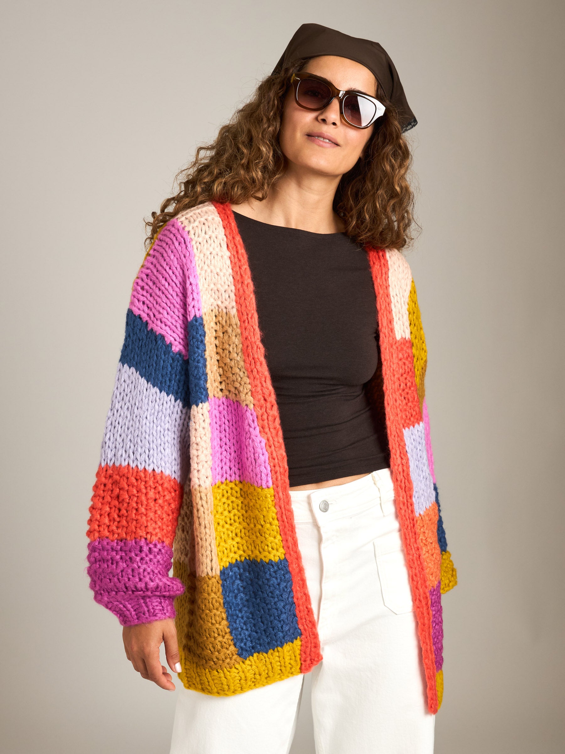 SADIE & SAGE - Electric Feels Handknit Cardigan - 