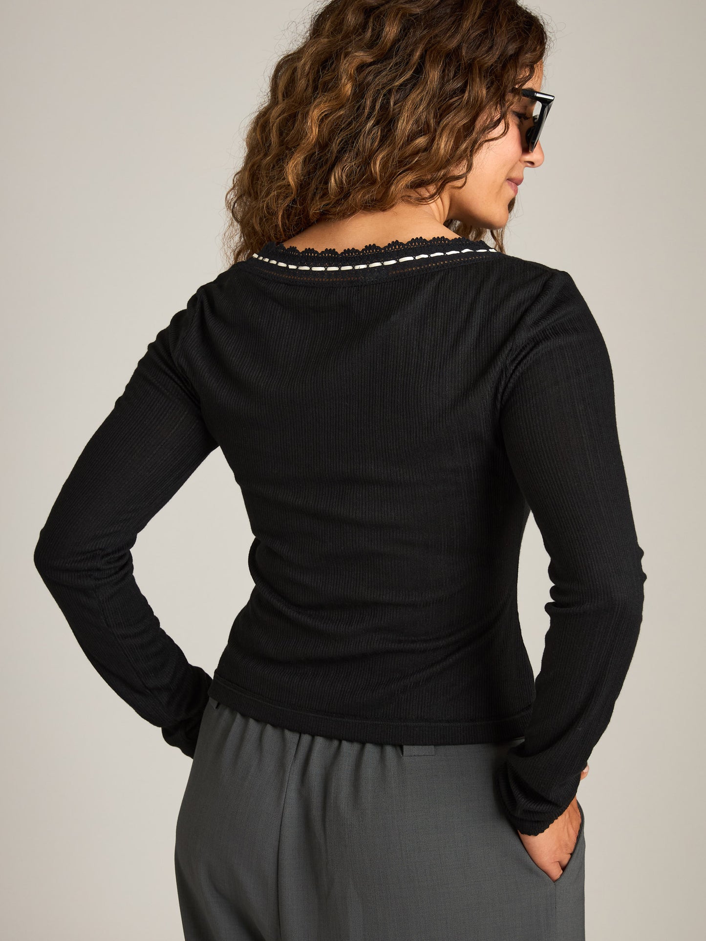 FREE PEOPLE - Only You Long Sleeve Top - 