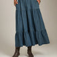 LOVEFINN - Tiered Denim Skirt - 