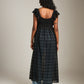 LOVEFINN - Sheer Textured Chiffon Dress - 
