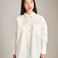 MONK & LOU - Emily Oversized Button Up Shirt - 
