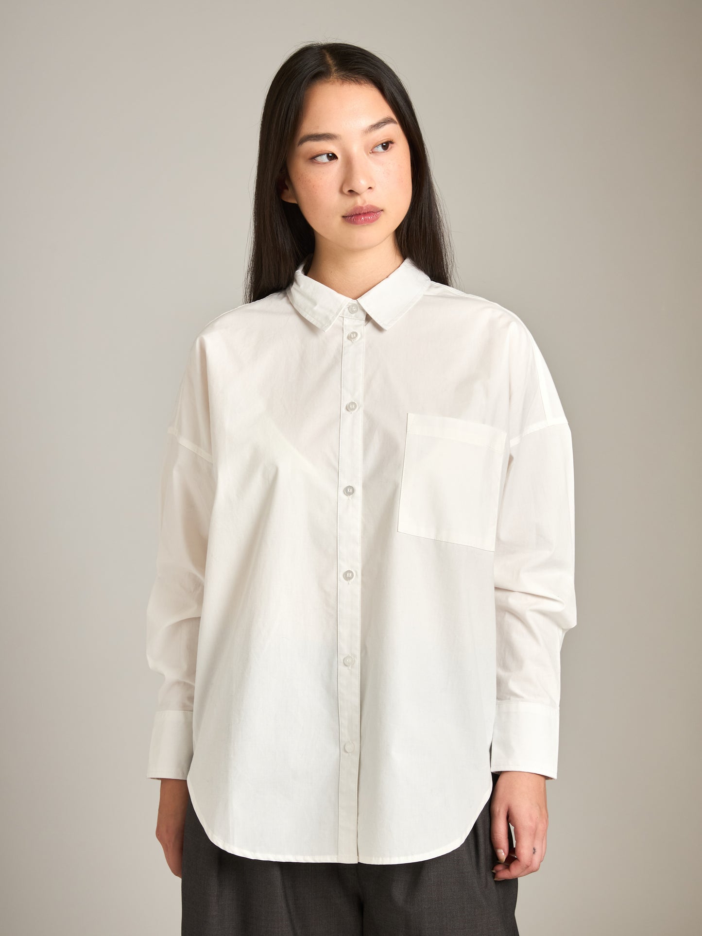 MONK & LOU - Emily Oversized Button Up Shirt - 