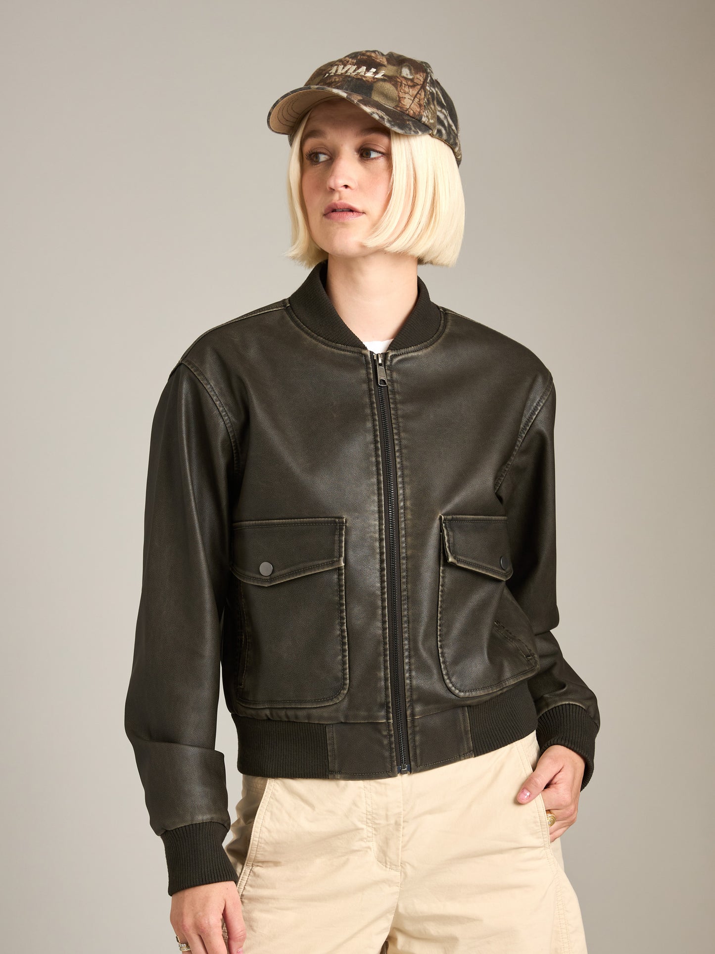 PROPAGANDA - Maddie Patch Pocket Bomber Jacket - 