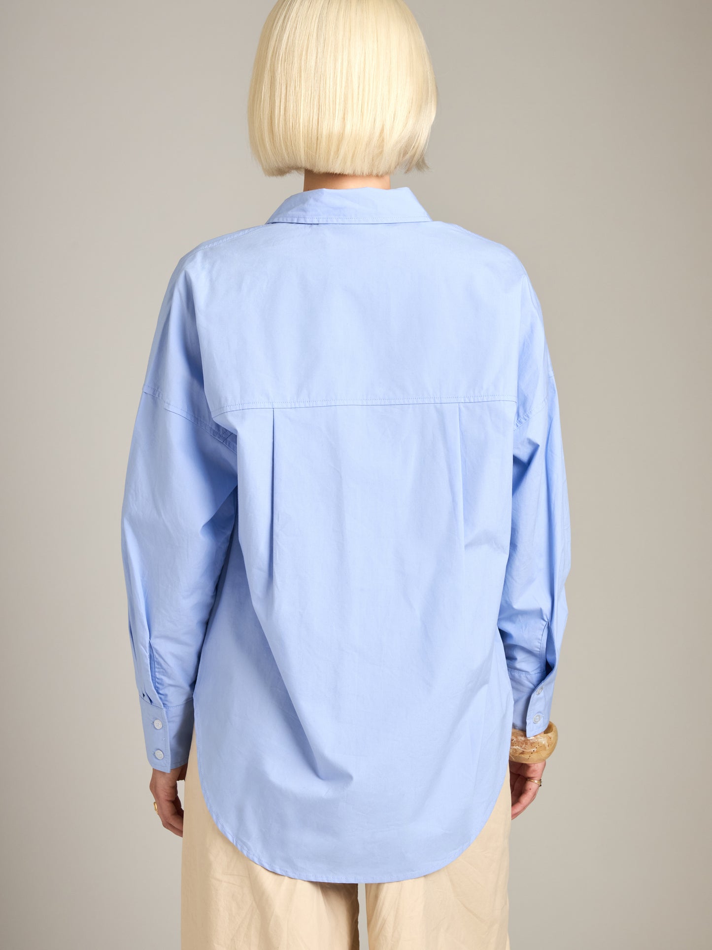 MONK & LOU - Emily Oversized Button Up Shirt - 