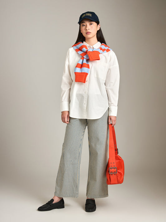 LOVEFINN - Wide Hem Stripe Pant - 