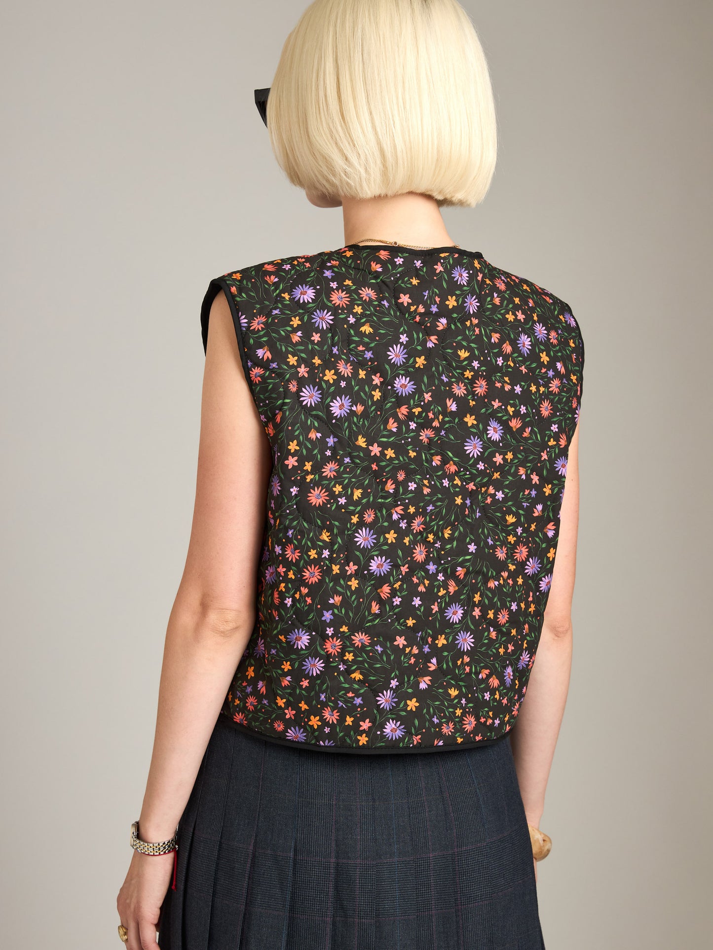 SADIE & SAGE - Garden Party Quilted Vest - 