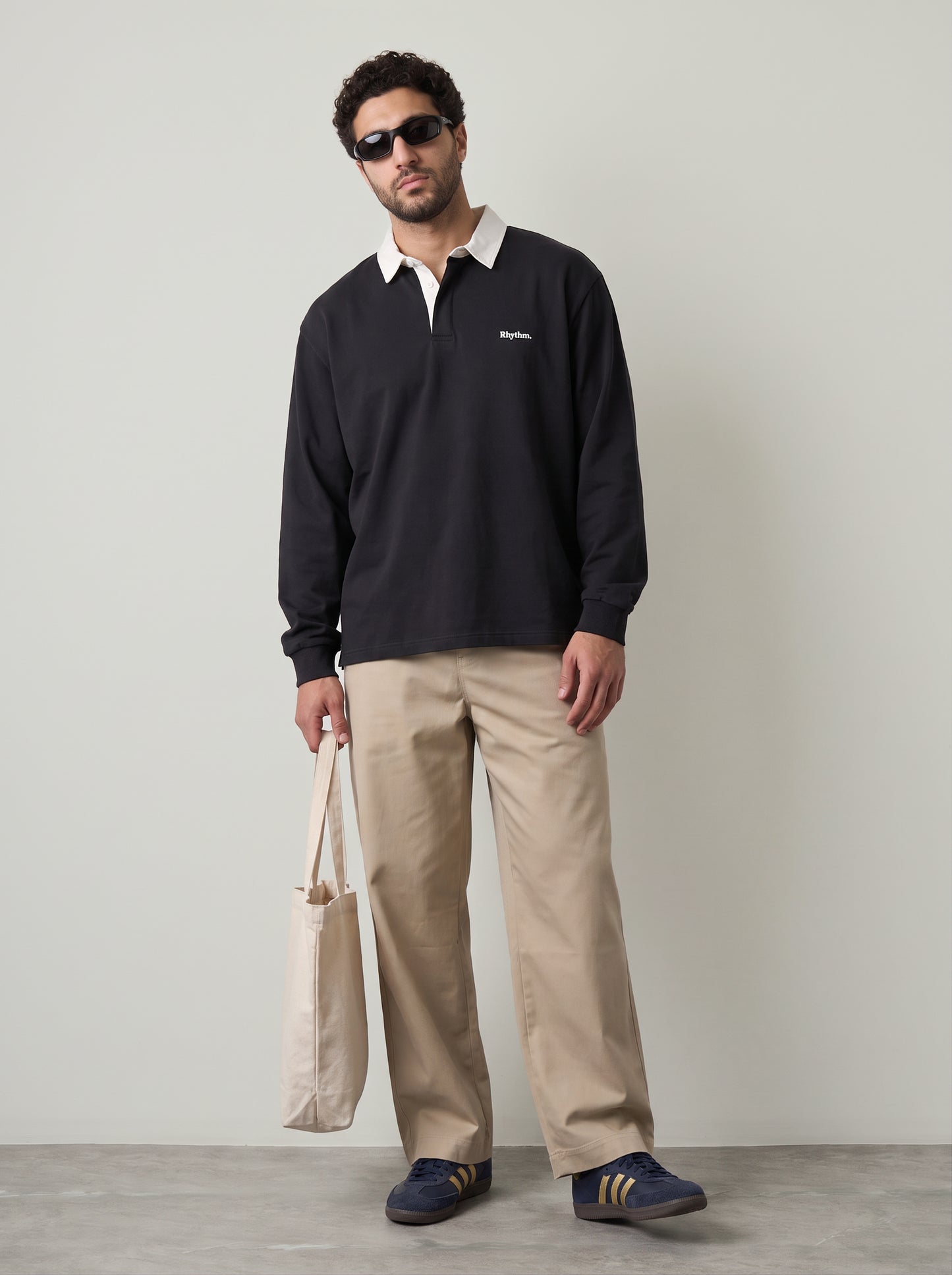 RHYTHM - Koa Vintage Rugby Polo Shirt - 