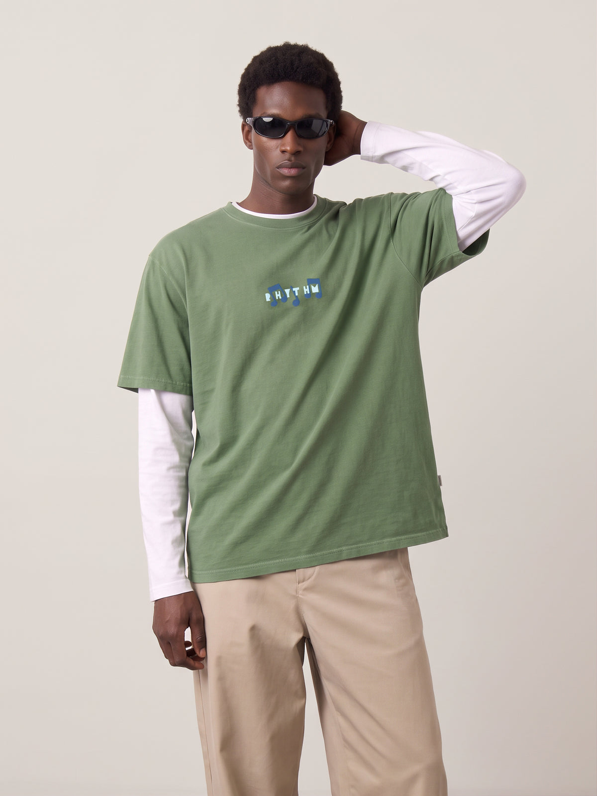RHYTHM - Radio Sounds Vintage Shortsleeve T-Shirt - 