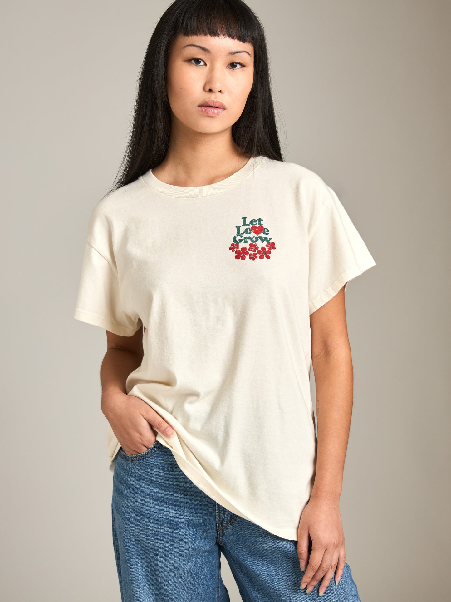 GIRL DANGEROUS - Let Love Grow Tee - 