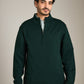 Jersey Stitch Quarter Zip Sweater
