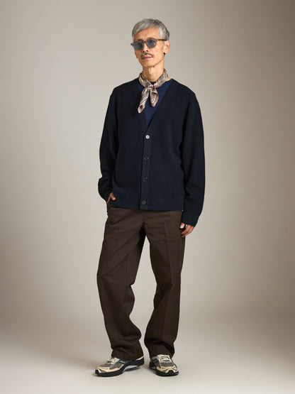Waffle Classic Cardigan Sweater