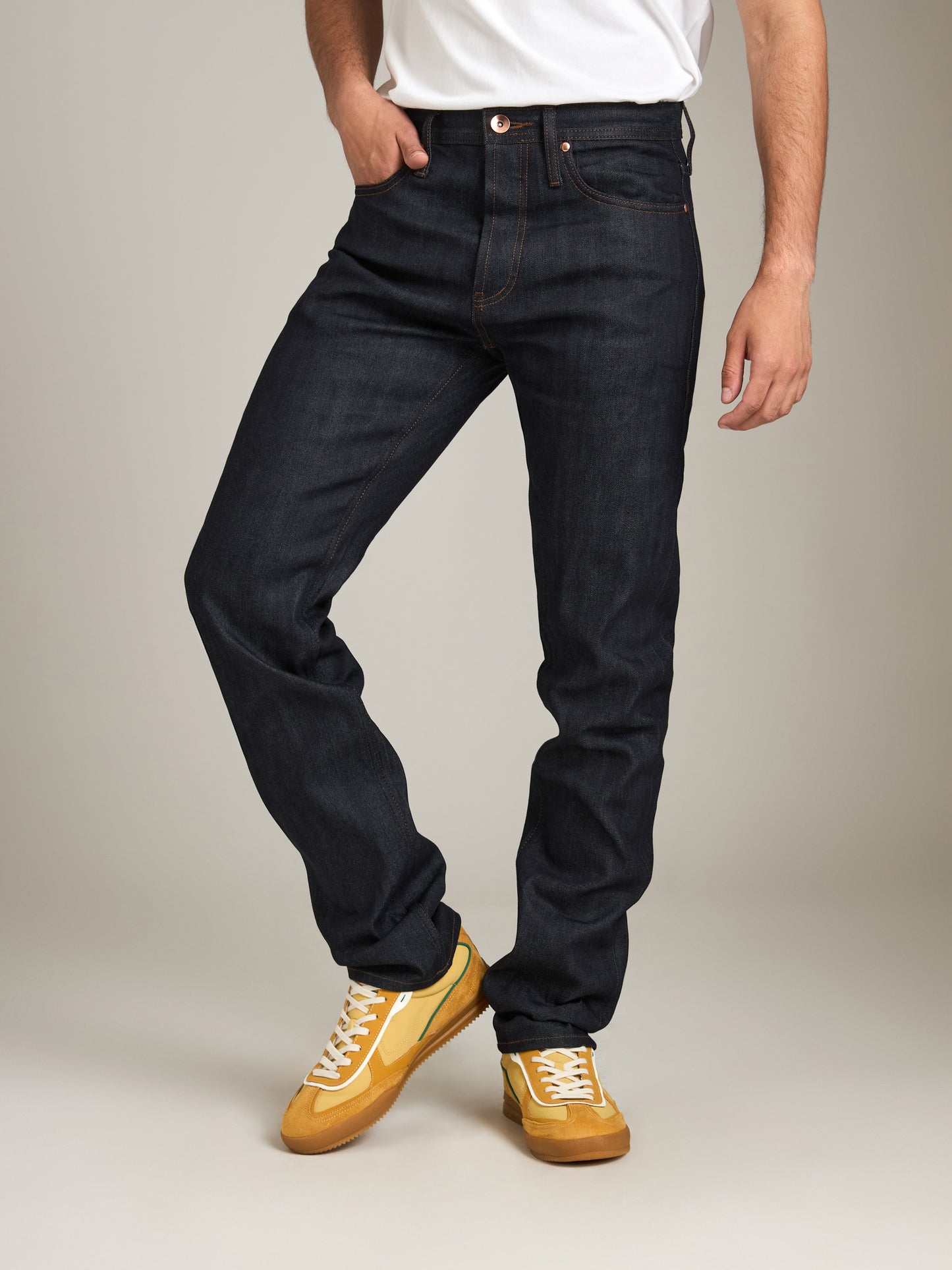 UNBRANDED - UB222 Tapered Stretch Selvedge - Indigo - 