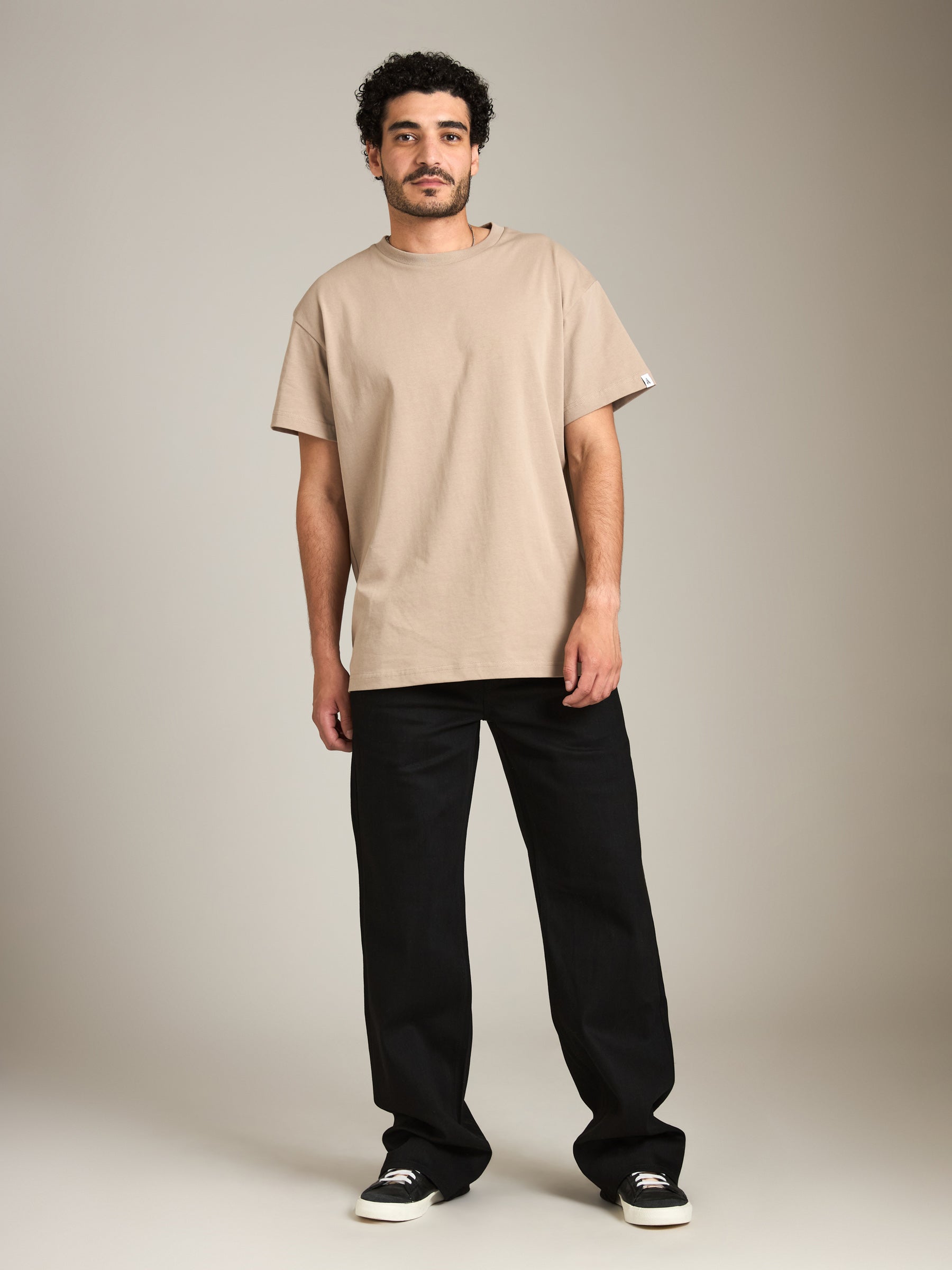 UNBRANDED - UB744 Wide Straight Stretch Selvedge - Black - 