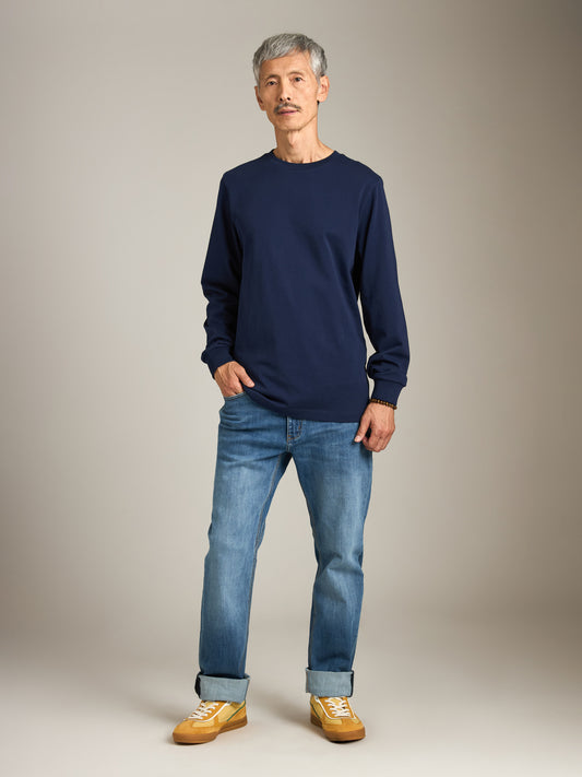 Performance Denim Plus Straight - Alpine Indigo