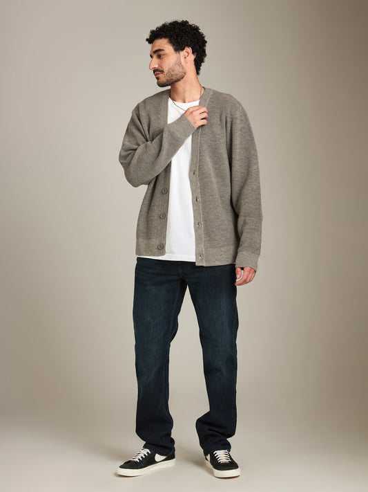 Performance Denim Plus Straight - Carbon Stone