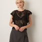 LOVEFINN - Lace Scalloped Top - 