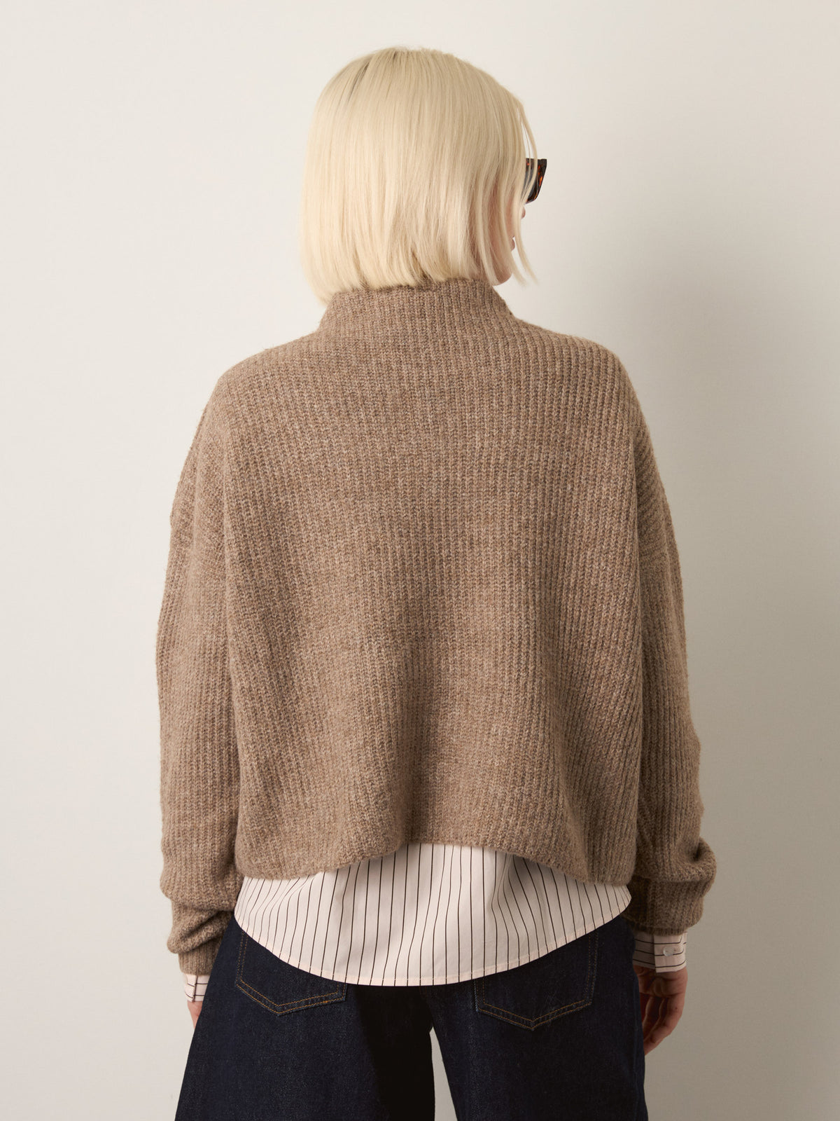 LOVEFINN - Button Detail Pullover Sweater - 