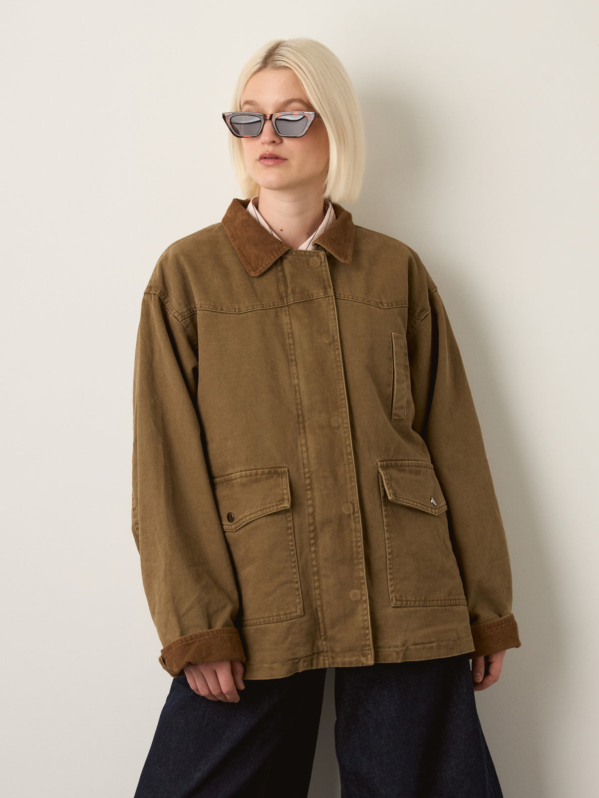 LOVEFINN - Zippered Barn Coat - 