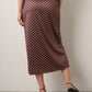 LOVEFINN - Polka Dot Midi Skirt - 