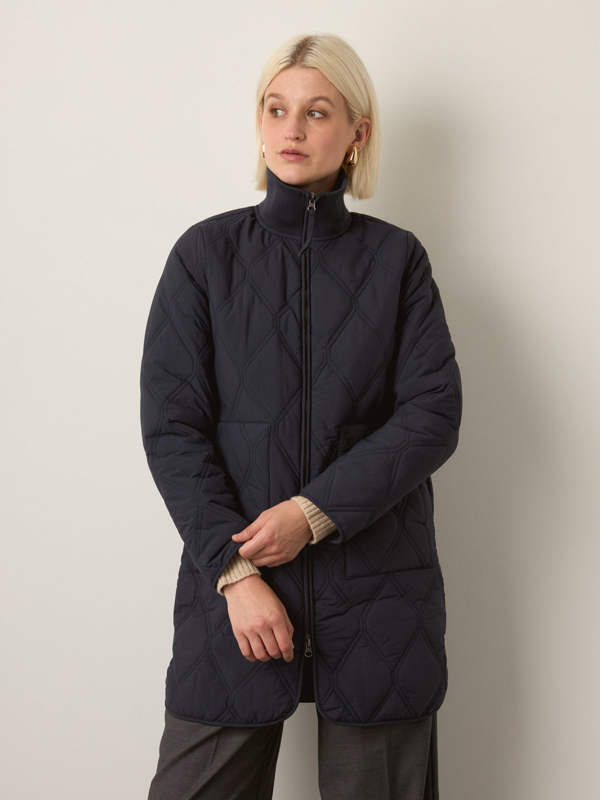 MONK & LOU - Leo DWR Mockneck Jacket - 