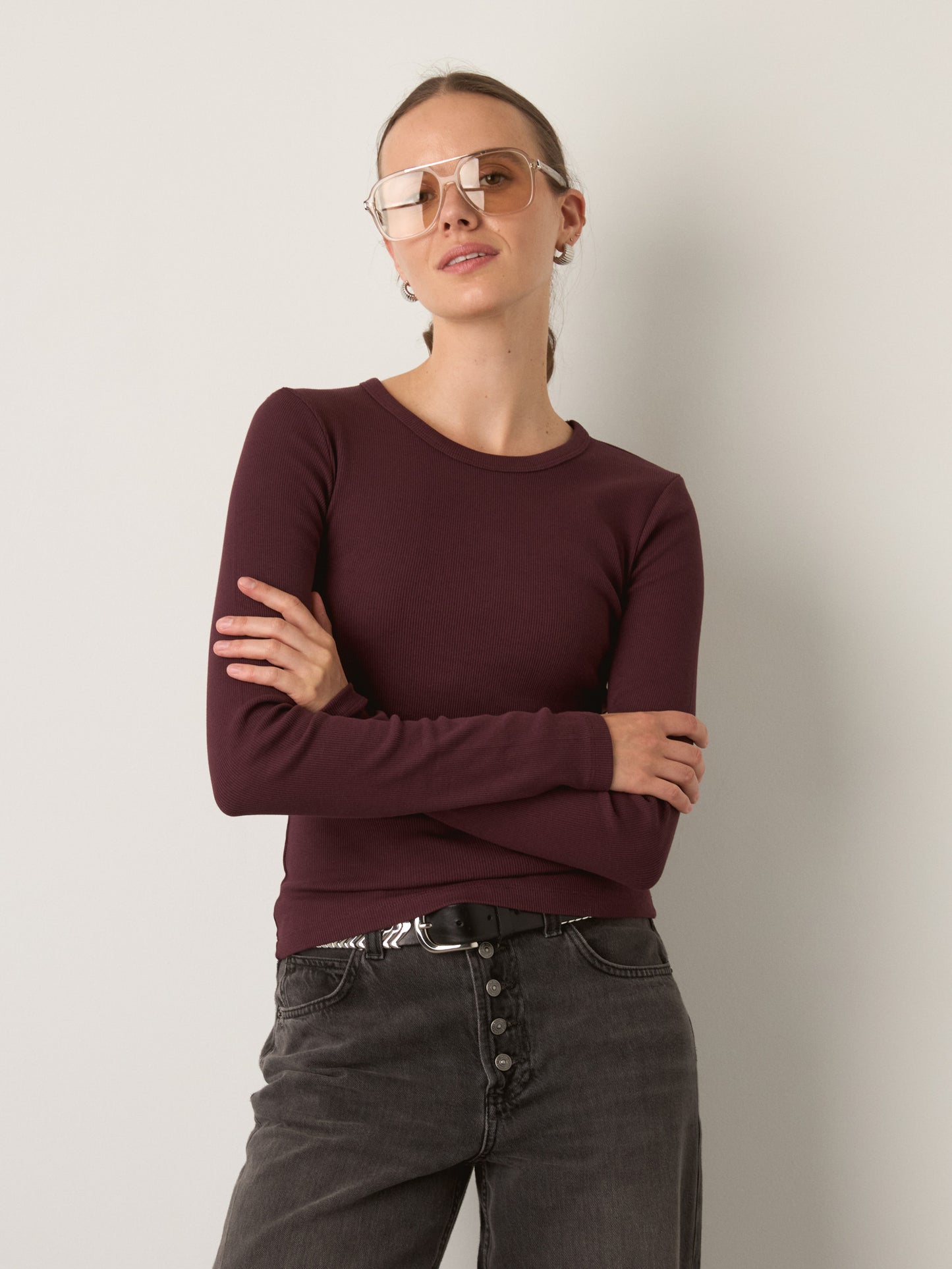 Freya Rib Longsleeve T-Shirt