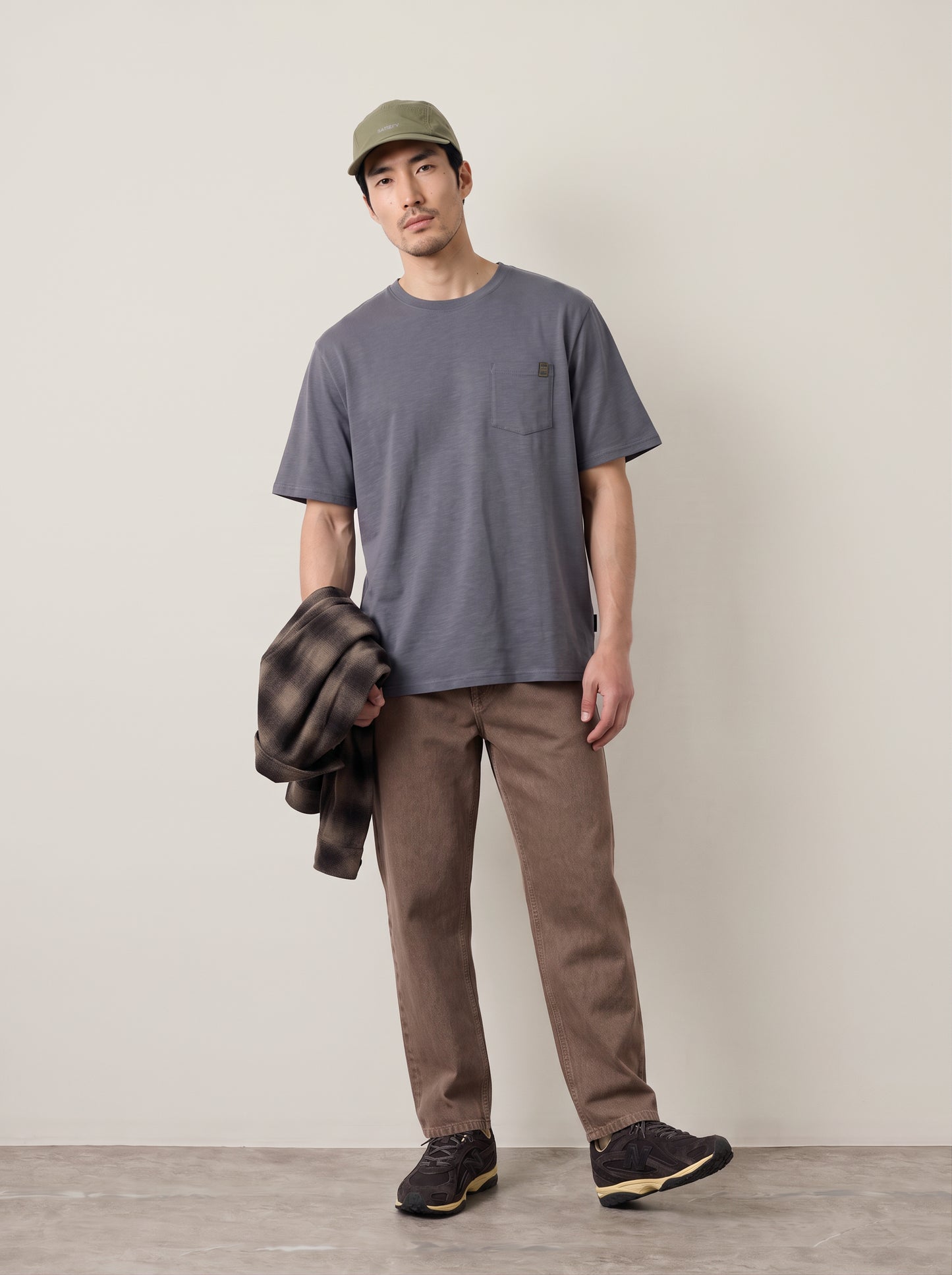 JACK & JONES - Dover Slub Pocket T-Shirt - Turbulence