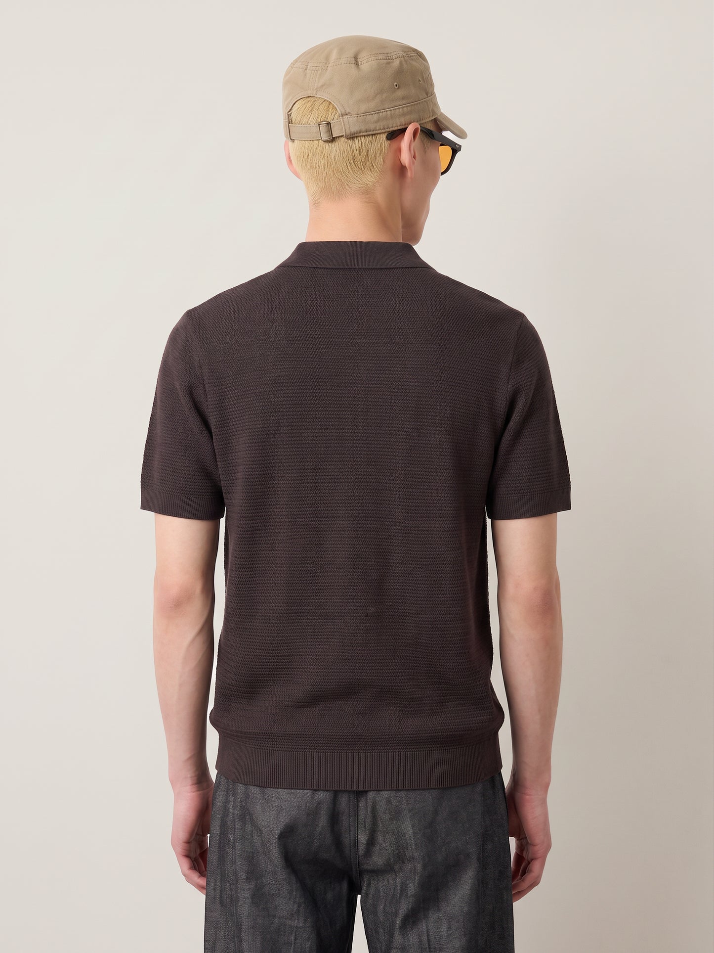 Premium Riley Knit Shortsleeve Polo