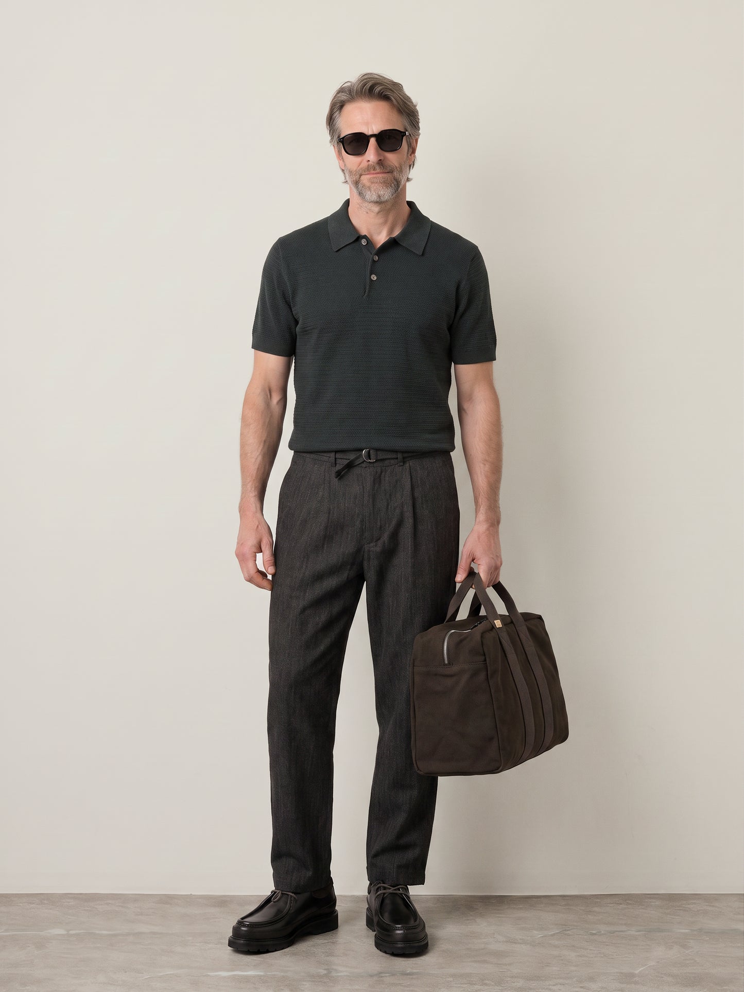 Premium Riley Knit Shortsleeve Polo