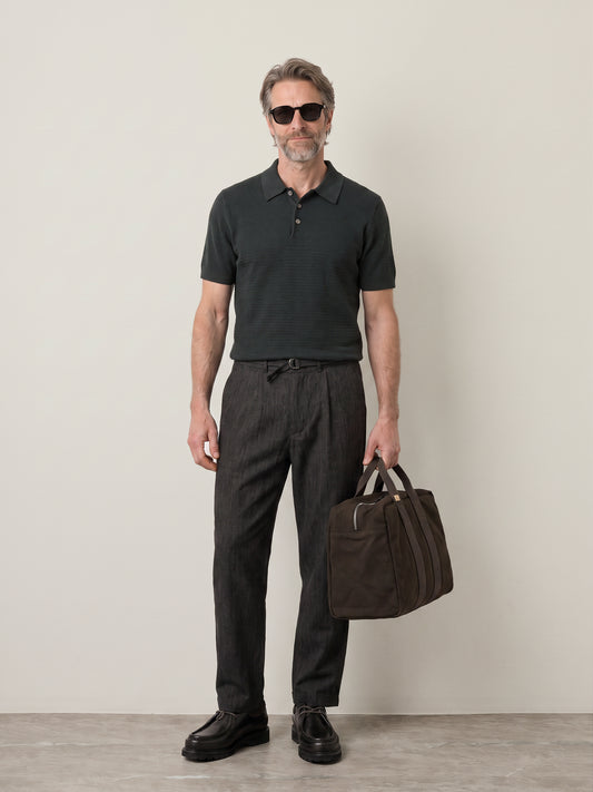 Premium Riley Knit Shortsleeve Polo