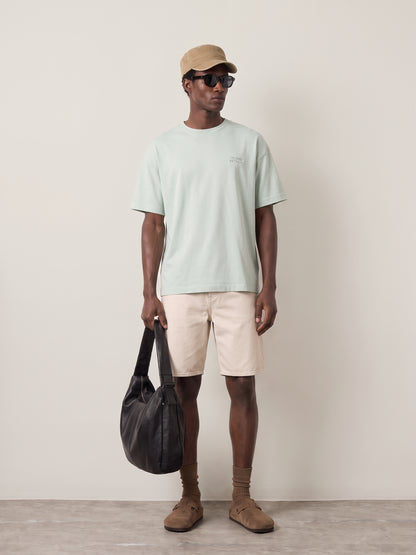 JACK & JONES - Eterna Shortsleeve Graphic T-Shirt - Aqua Grey
