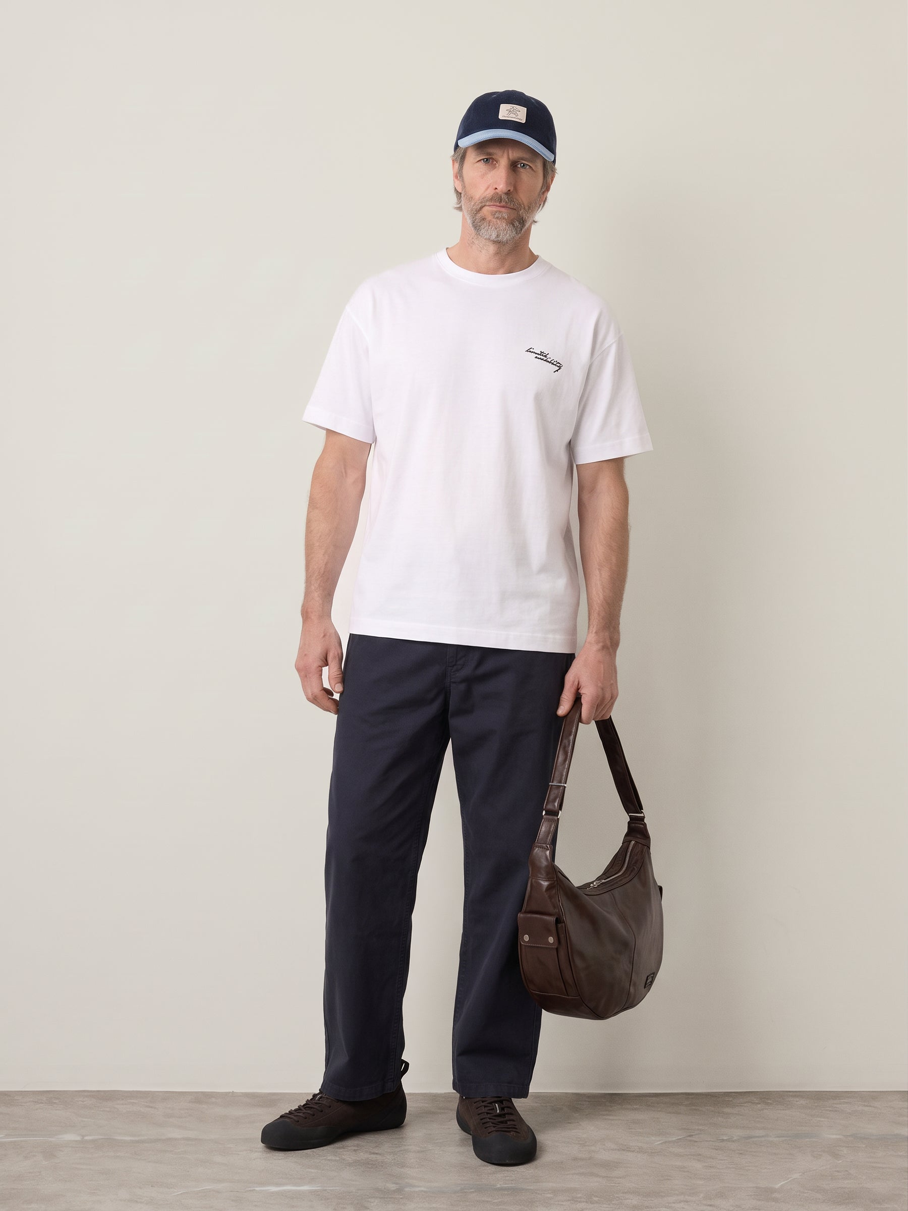 JACK & JONES - Eterna Shortsleeve Graphic T-Shirt - Bright White / Sky Captain