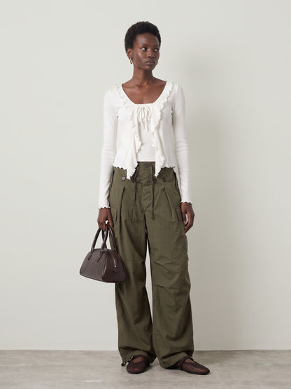 JJXX - Uma Bow Top - Cloud Dancer