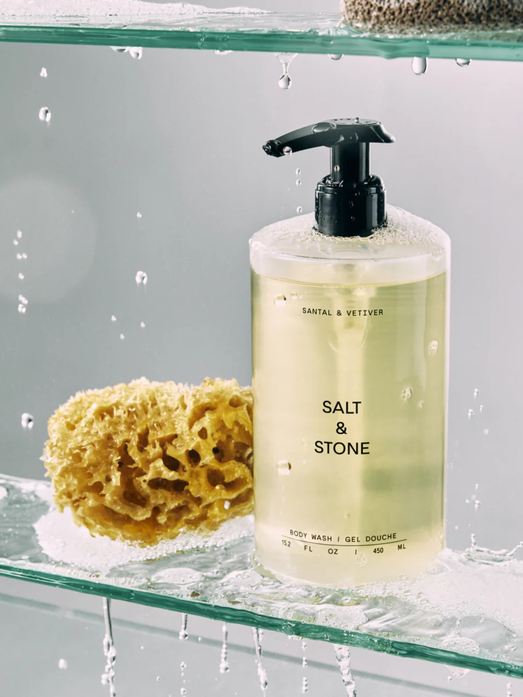 SALT & STONE-Antioxidant Body Wash-Bergamot & Hinoki