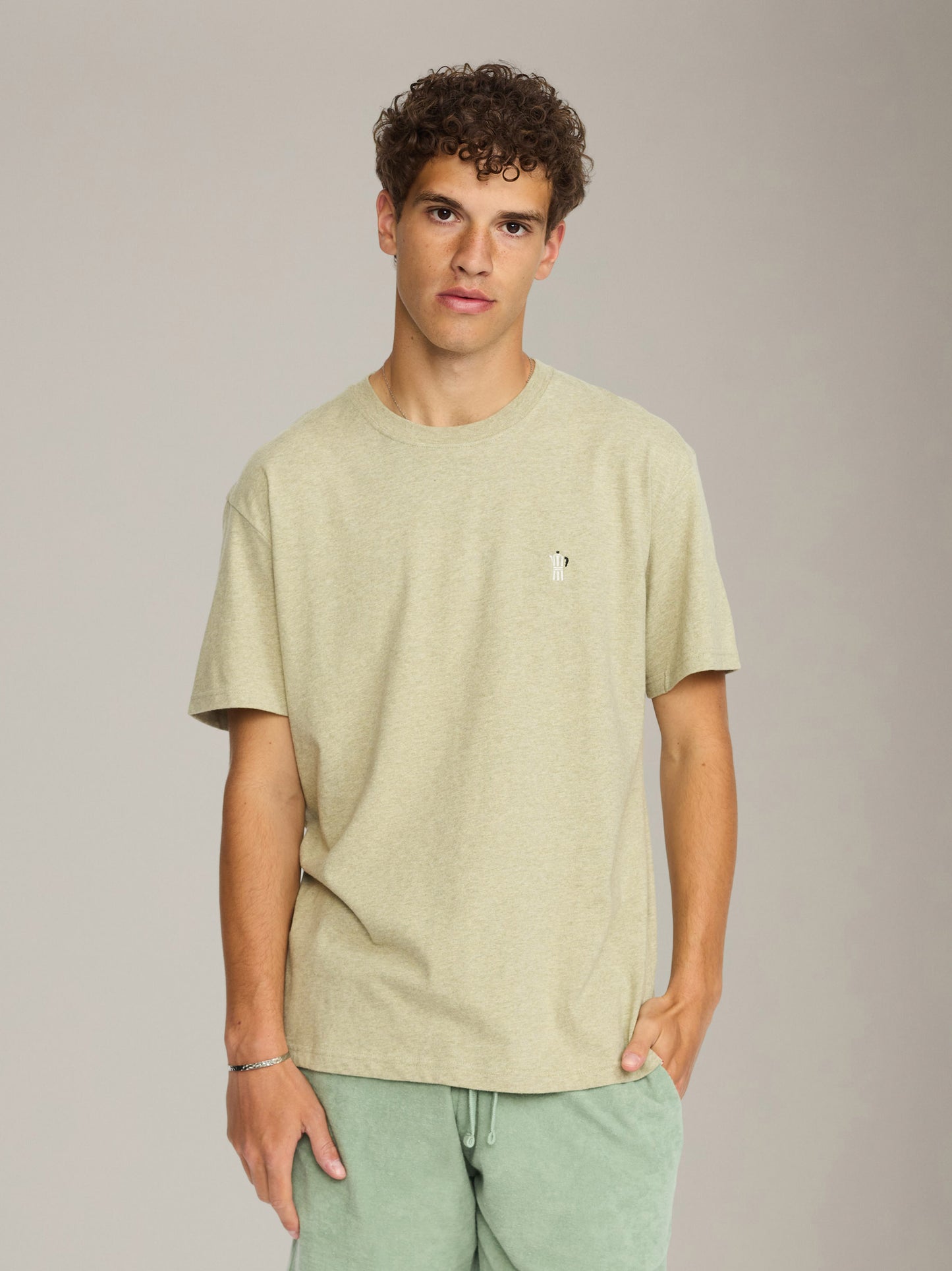 REVOLUTION - Espresso Embroidery T-Shirt - 
