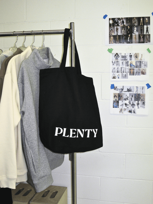 PLENTY-Canvas For All Of Us Tote-Black
