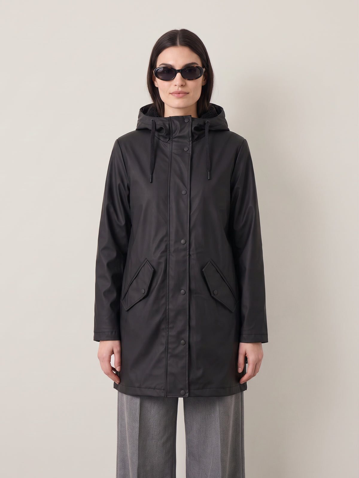 ONLY - Sally Teddy-Lined Raincoat - 