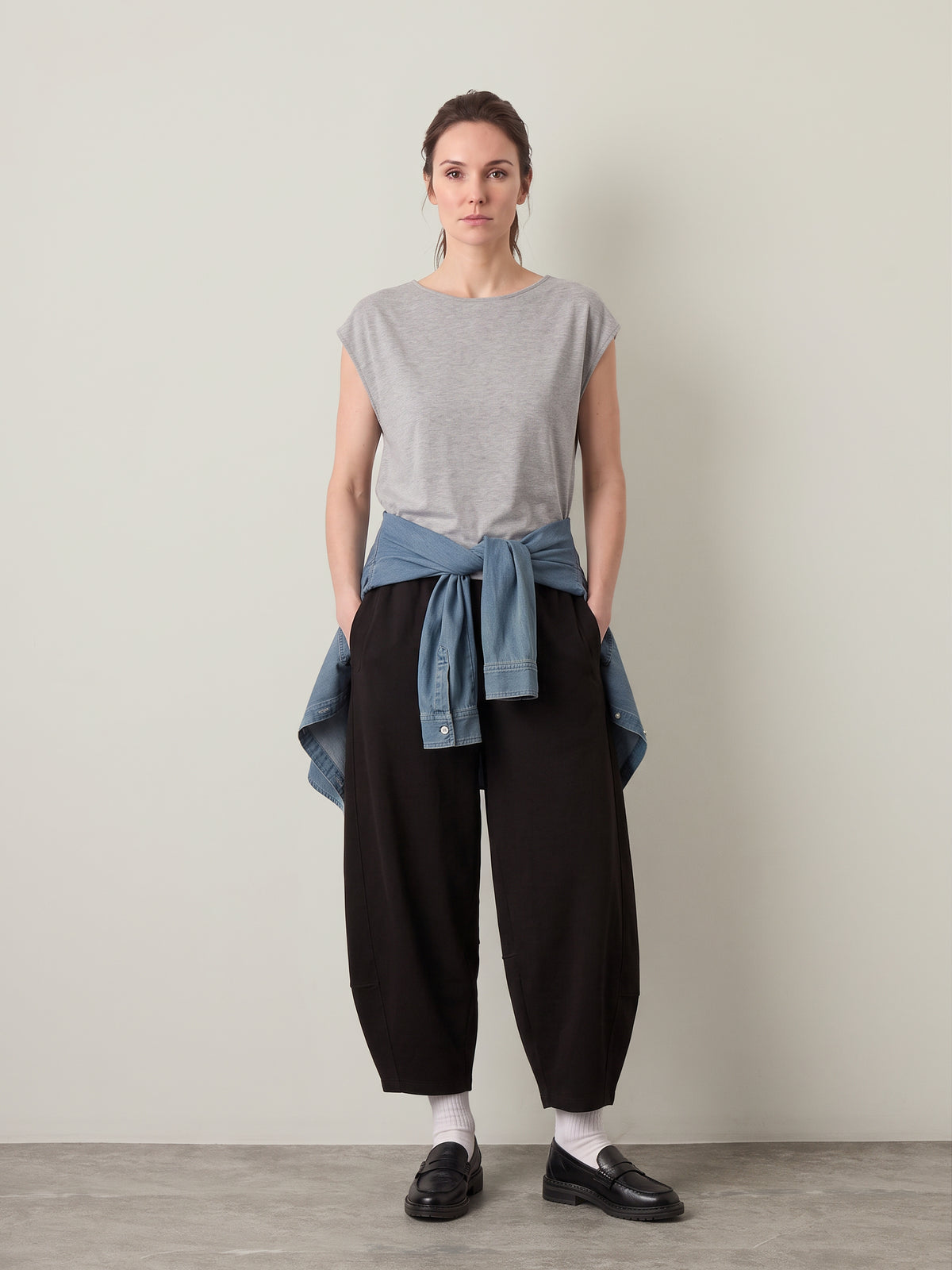 LOVEFINN - Scuba Barrel Pants - 