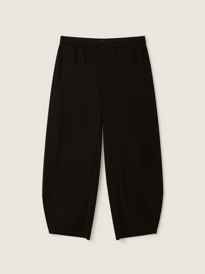 LOVEFINN - Scuba Barrel Pants - Black