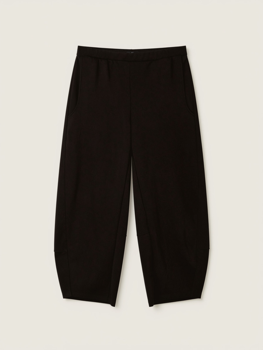 LOVEFINN - Scuba Barrel Pants - Black