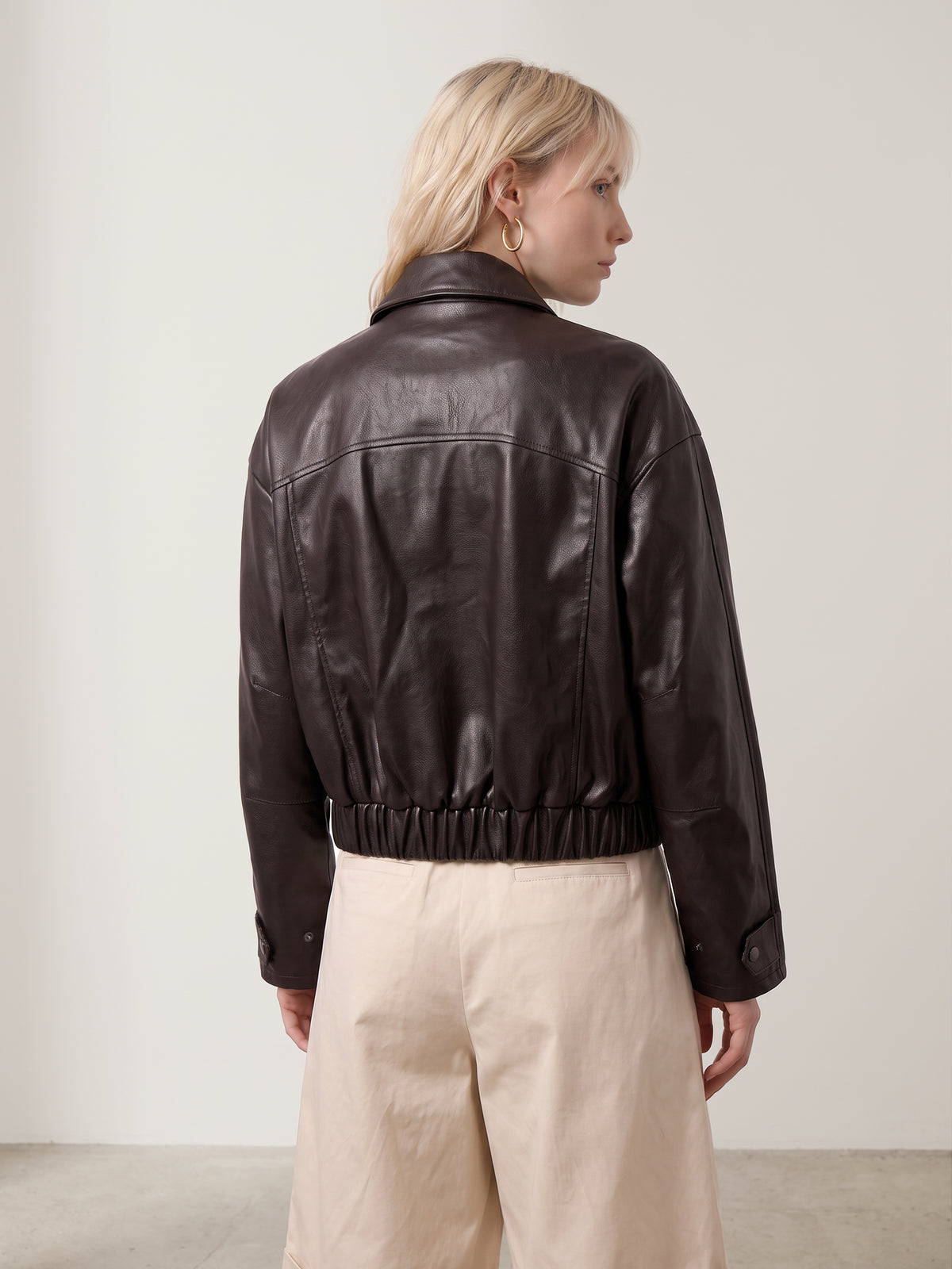 Melle Faux Leather Jacket