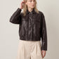 Melle Faux Leather Jacket