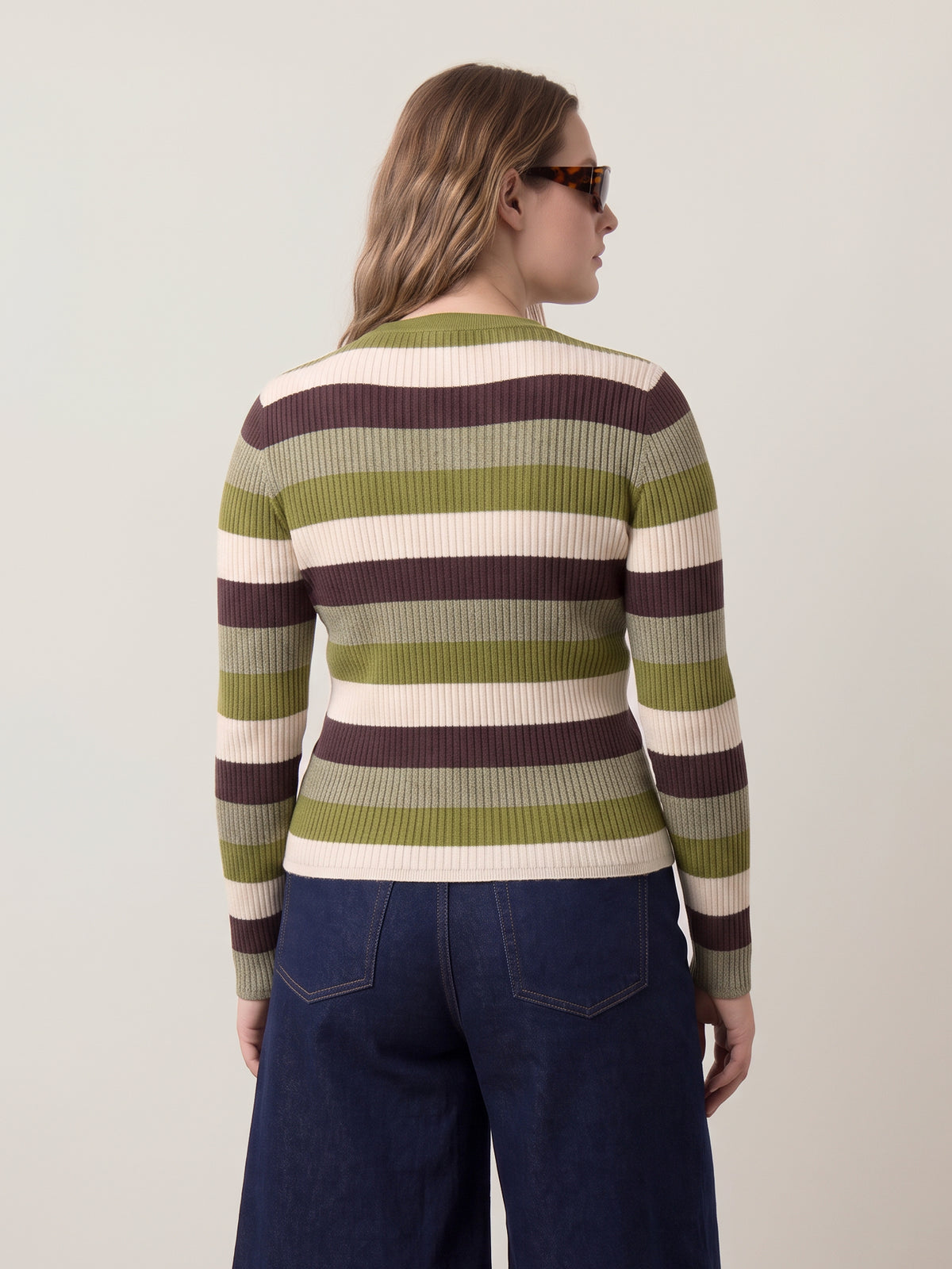 ONLY - Ibi Striped Pullover Sweater - 