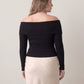 ONLY - Meddi Ribbed Off Shoulder Top - 