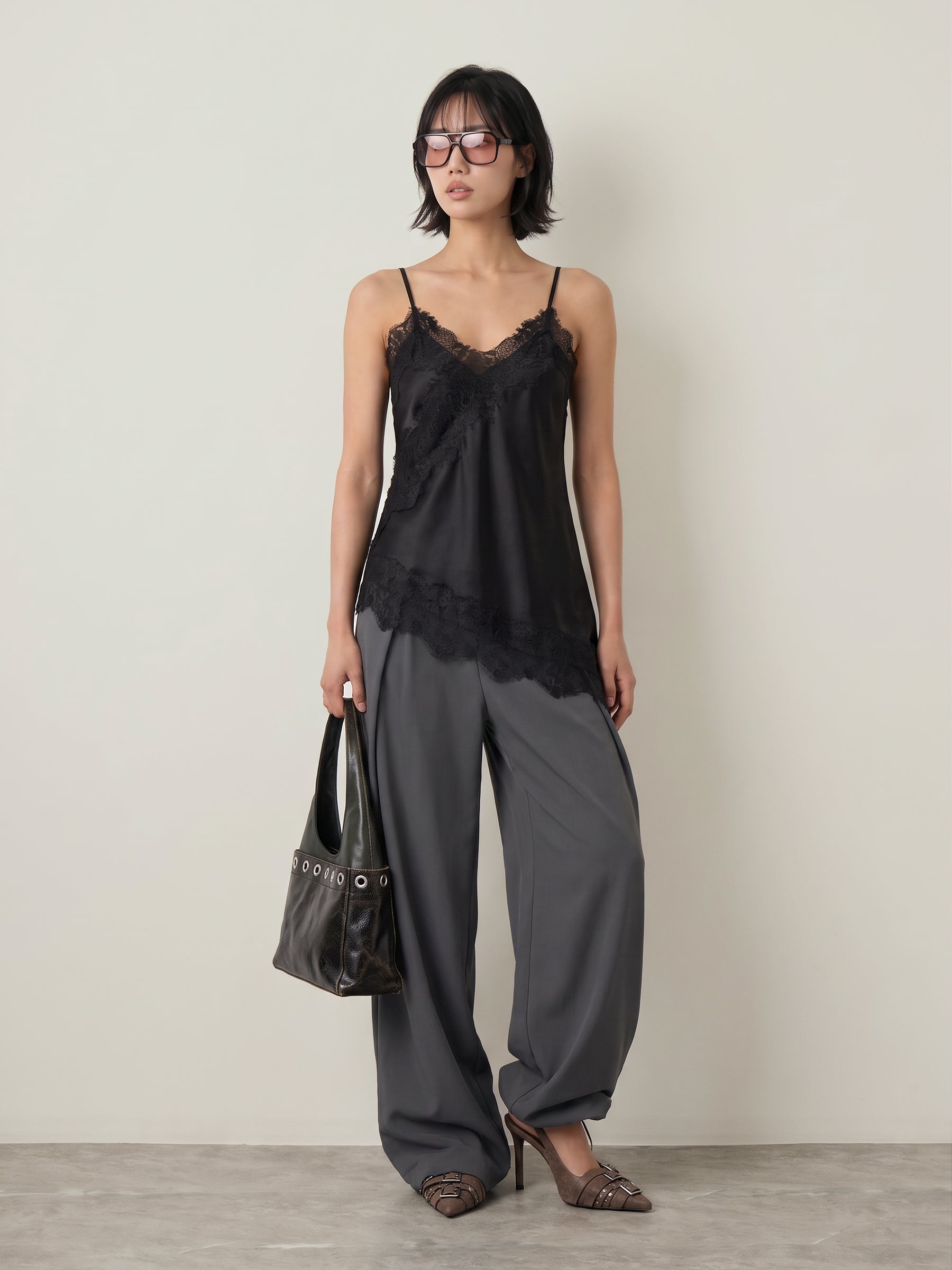 ONLY - Indona Satin Lace Camisole - 