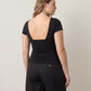 ONLY - Evelyn Shortsleeve Boatneck Top - 