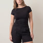 ONLY - Evelyn Shortsleeve Boatneck Top - 