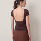 ONLY - Evelyn Shortsleeve Boatneck Top - 